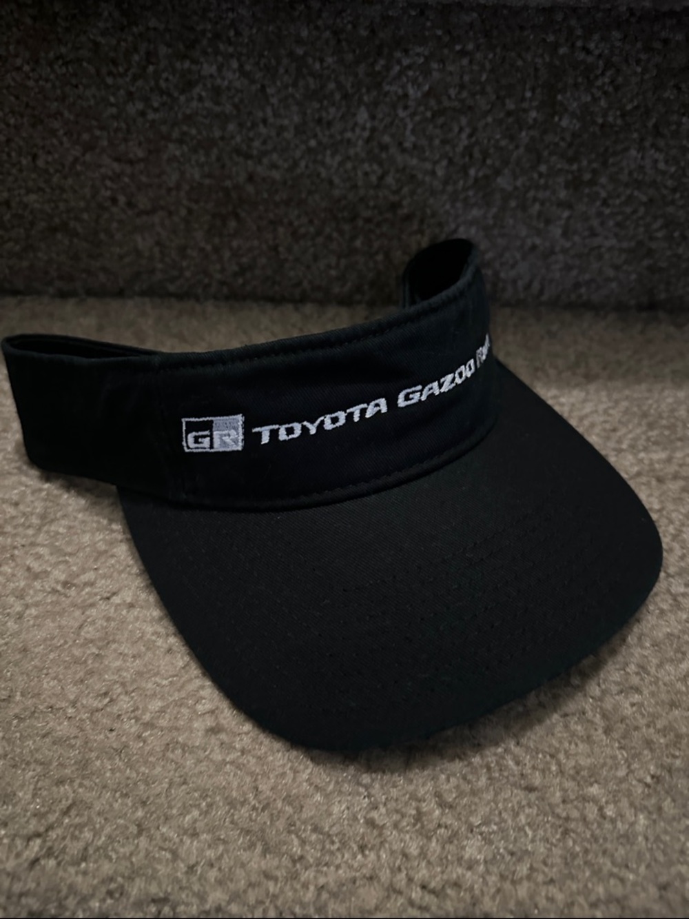 Toyota Gazoo Racing Black Visor Hat - Women's Accessory